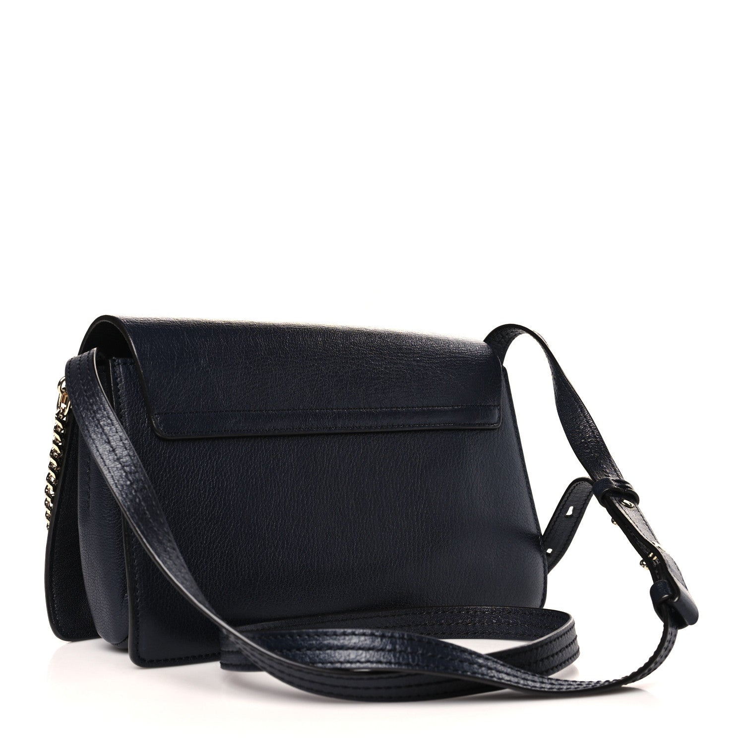 Chloe Calfskin Small Faye Shoulder Bag Denim Blue 3 of 9