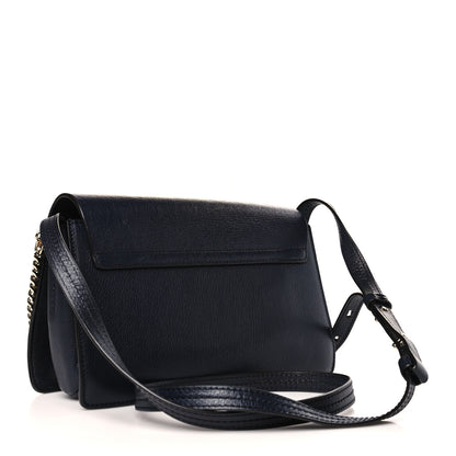 Chloe Calfskin Small Faye Shoulder Bag Denim Blue 3 of 9