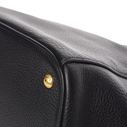 Prada Vitello Daino Tote Black 11 of 12