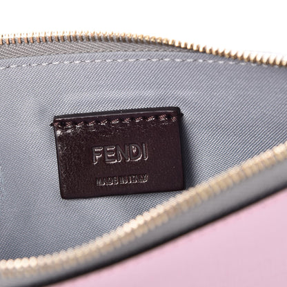 Fendi Vitello Elite Monster Eyes Studded Zip Pouch Ghiaccio Black Multicolor 6 of 8