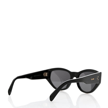 Celine Acetate Polarized Square Sunglasses CL40219I Black 4 of 7