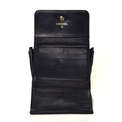 Chanel Caviar Timeless CC Compact Flap Wallet Black 5 of 8