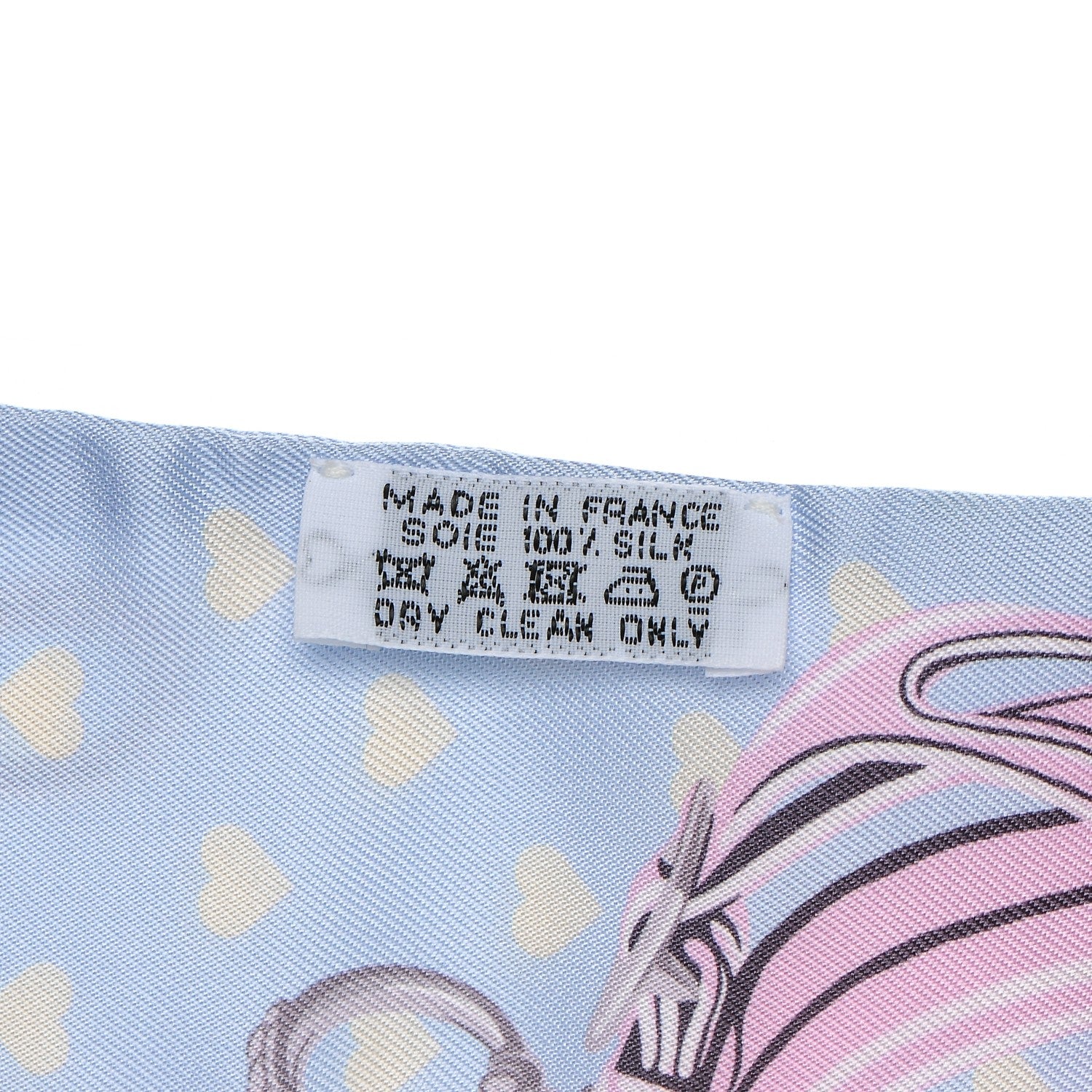 Hermes Silk Brides De Gala Love Twilly Bleu Ciel Parme Vert 3 of 6