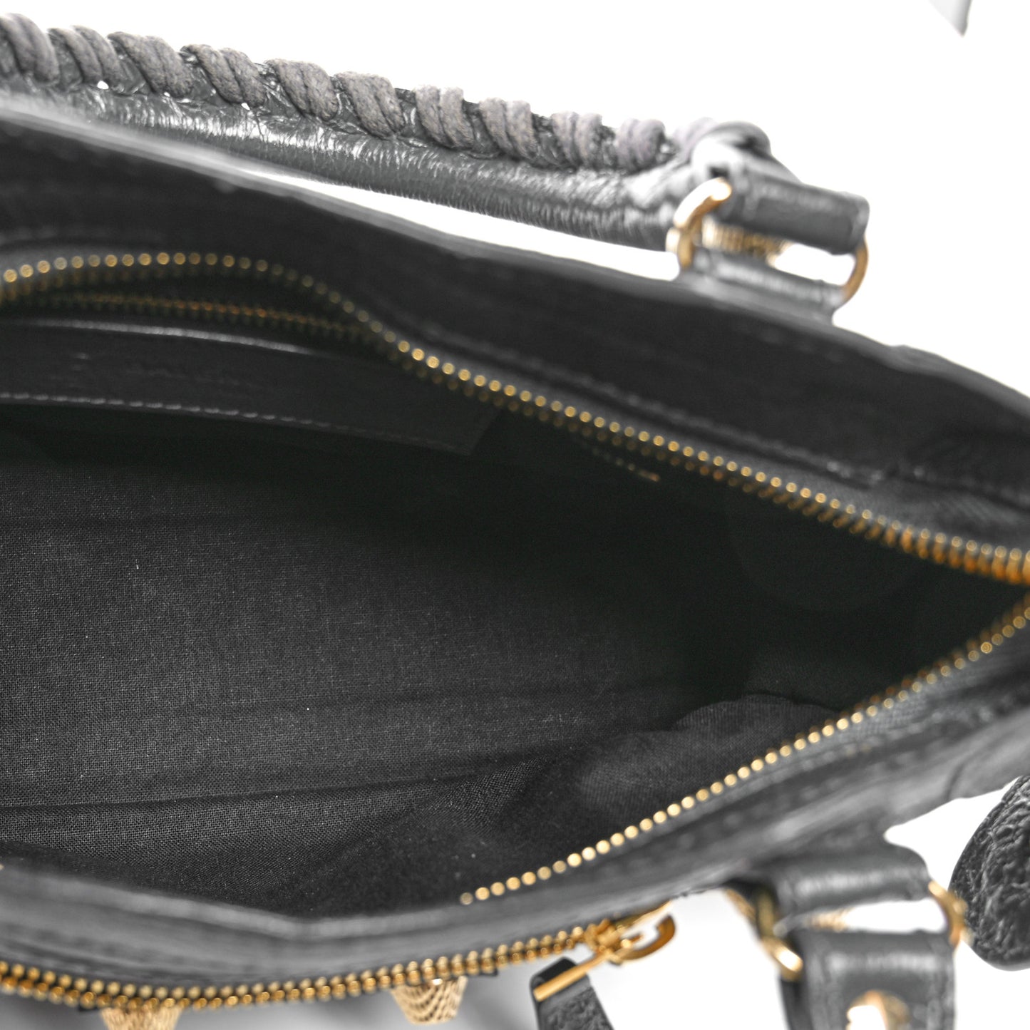Agneau Giant 12 Gold Hardware Mini City Gris Fossile