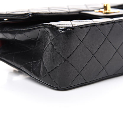 Chanel Lambskin Quilted Small Double Flap Black 9 of 16