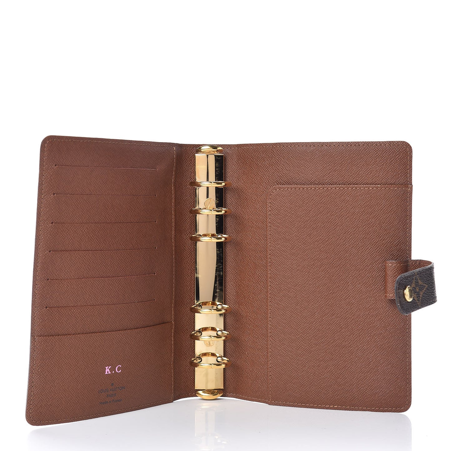 Monogram Medium Ring Agenda Cover