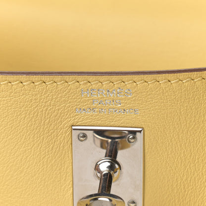 Hermes Swift Kelly Retourne 25 Jaune Poussin 5 of 17