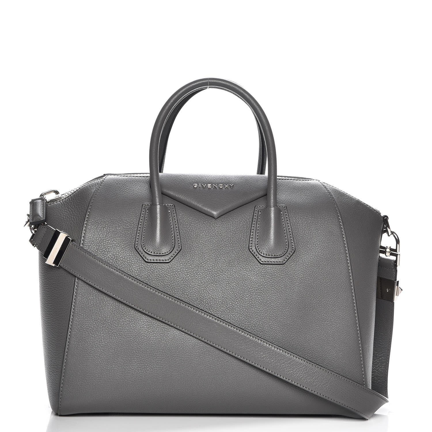 Givenchy Sugar Goatskin Medium Antigona Dark Grey 8 of 8