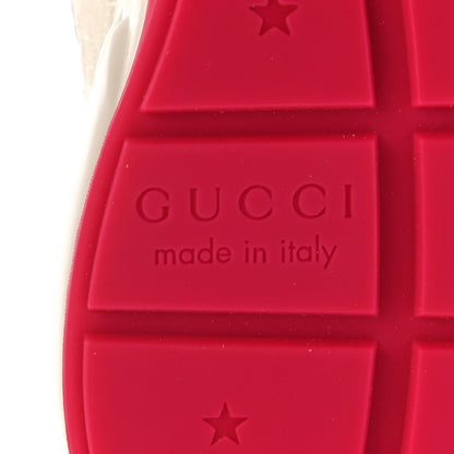 Gucci GG Supreme Monogram Mix Monogram Womens Rhyton Sneakers 36 London Blue Beige Pale Pink 7 of 7