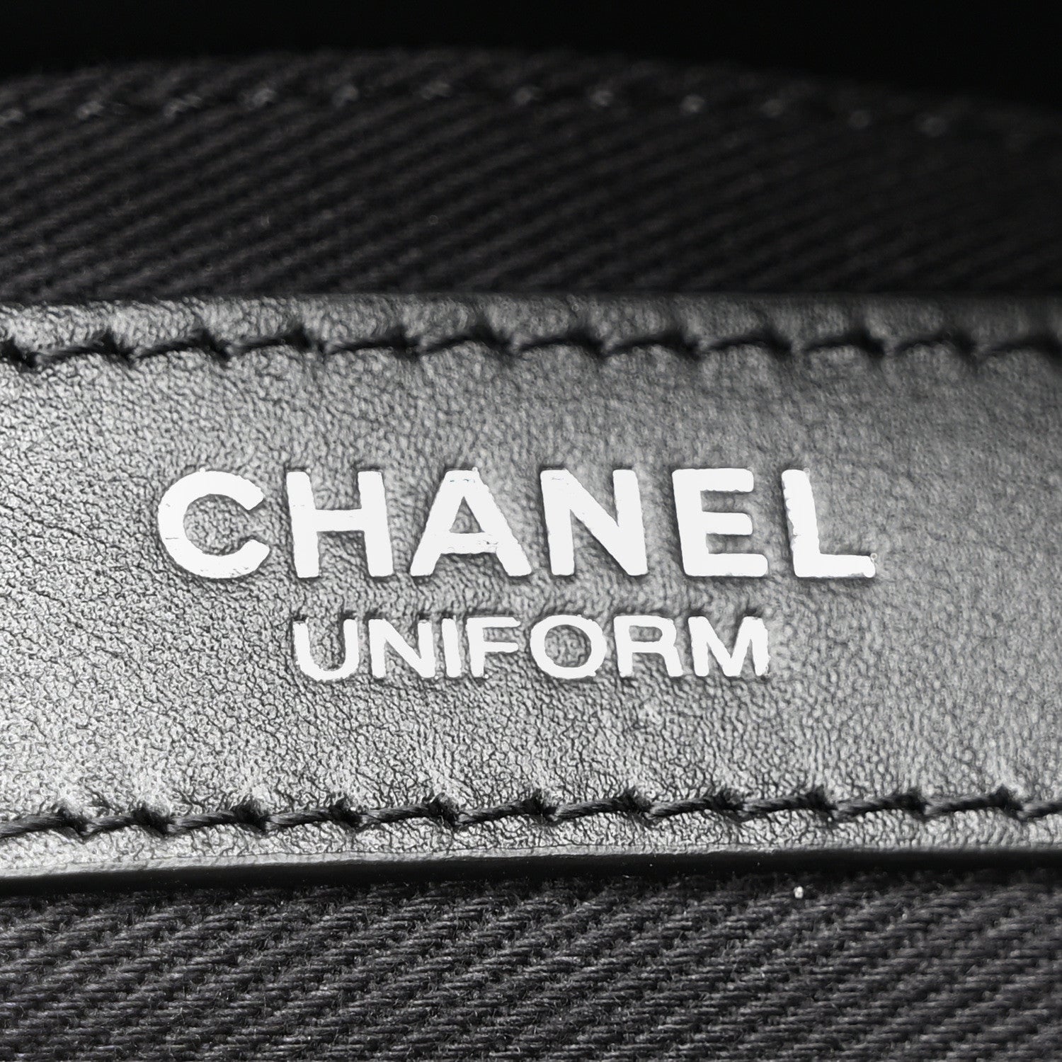 Chanel Calfskin Quilted CC Uniform Flap Belt Bag Black 6 of 10
