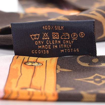 Louis Vuitton Silk Monogram Summer Trunks Bandeau Brown 4 of 6