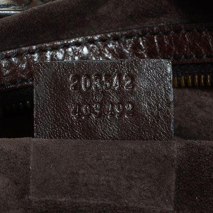 Gucci Python Large Jockey Hobo Brown 7 of 7