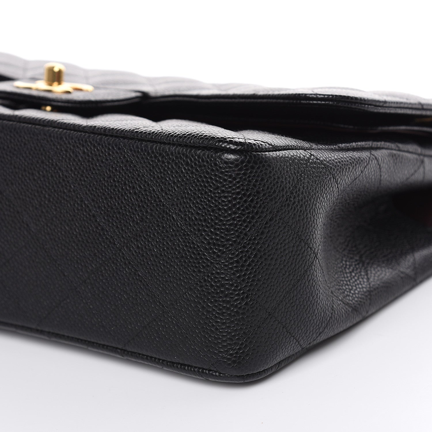 Chanel Caviar Quilted Jumbo Double Flap Black 9 of 11