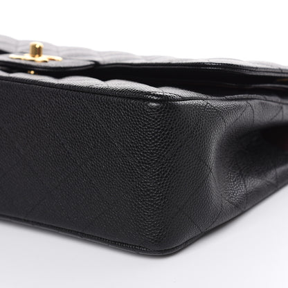 Chanel Caviar Quilted Jumbo Double Flap Black 9 of 11