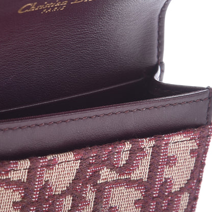 Christian Dior Oblique Saddle Card Holder Bordeaux 7 of 8