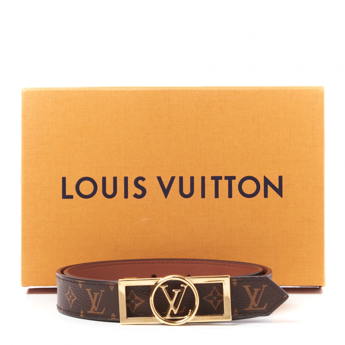 Monogram 25mm Dauphine Reversible Belt 90 36 Tan