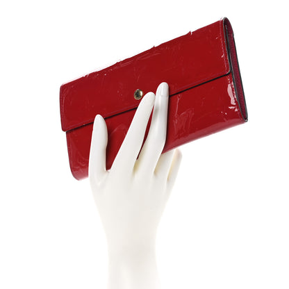 Louis Vuitton Vernis Sarah Wallet Rose Indien 2 of 10