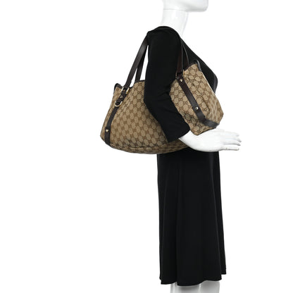 Gucci Monogram Medium Abbey Shoulder Bag Dark Brown 2 of 13