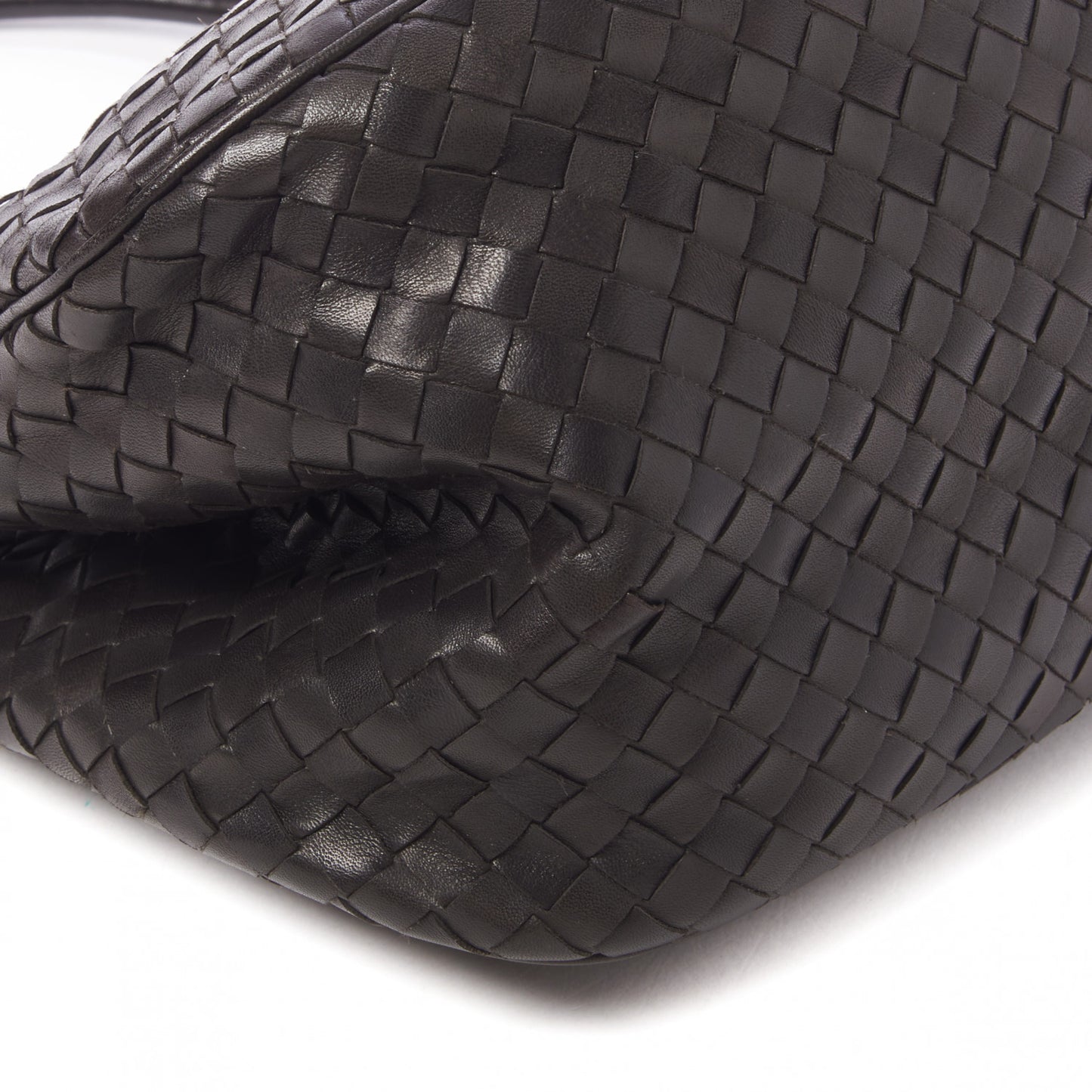 Nappa Intrecciato Woven Tote Ebano