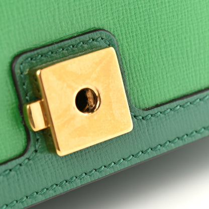 Gucci Azalea Calfskin Enamel Small Dionysus Shoulder Bag New Shamarock Emerald Off White 13 of 13