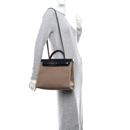 Hermes Vache Hunter Toile Herbag Zip 31 PM Etoupe Ebene 2 of 11