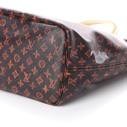 Louis Vuitton Catogram Neverfull MM Marron 6 of 8