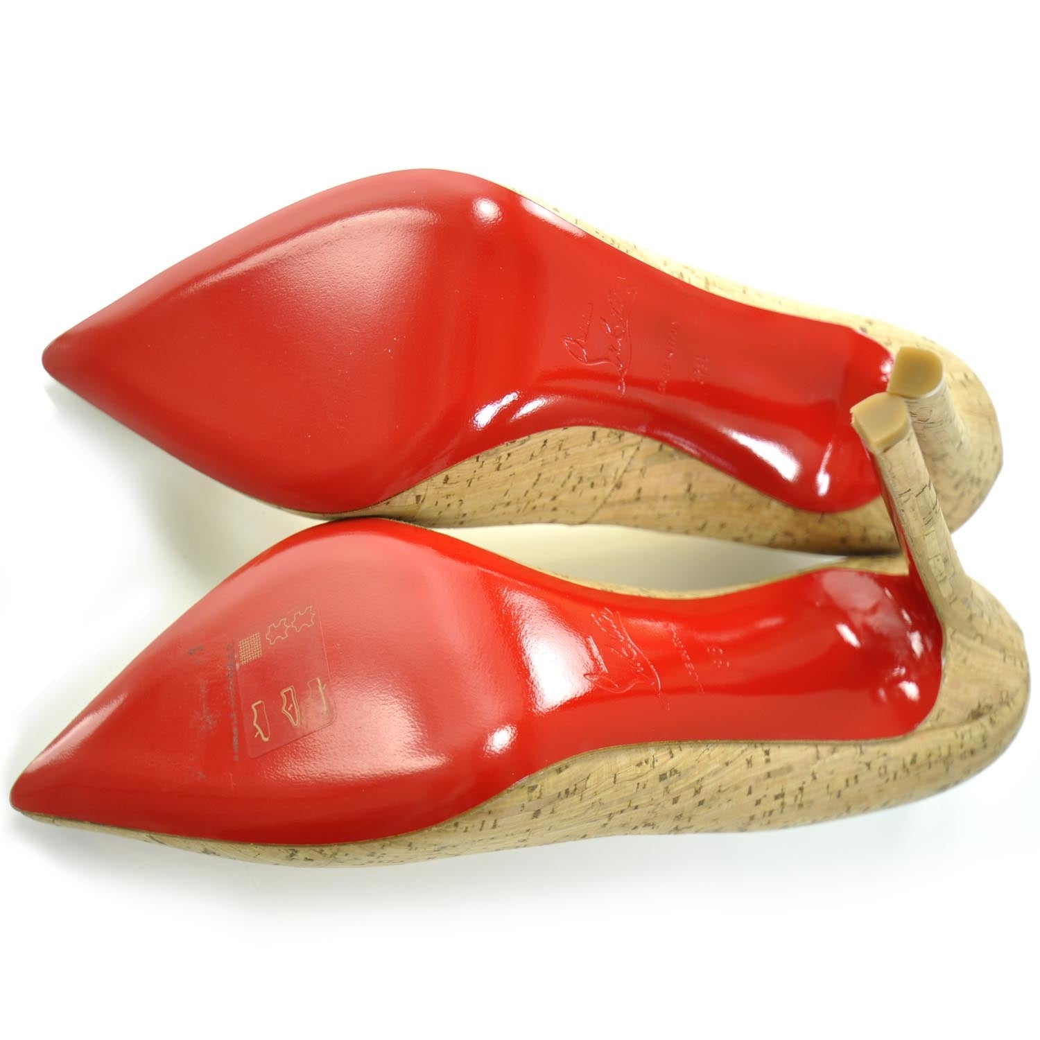 Christian Louboutin Cork Pigalle 120 Pumps 38 5 of 7