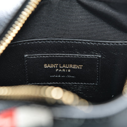 Saint Laurent Calfskin Lipstick Print Small Monogram Camera Bag Black 6 of 6