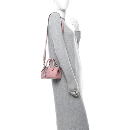 Louis Vuitton Ostrich Nano Speedy Bandouliere Pink 2 of 11
