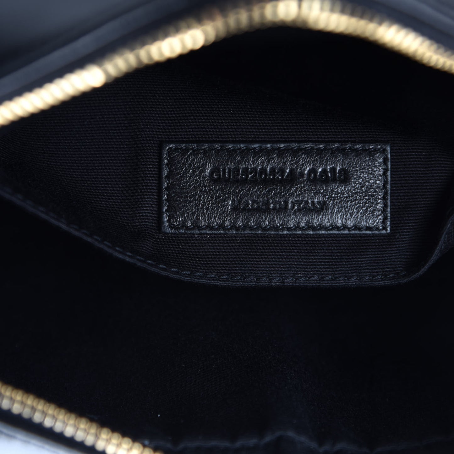 Calfskin Matelasse Monogram Lou Camera Bag Black