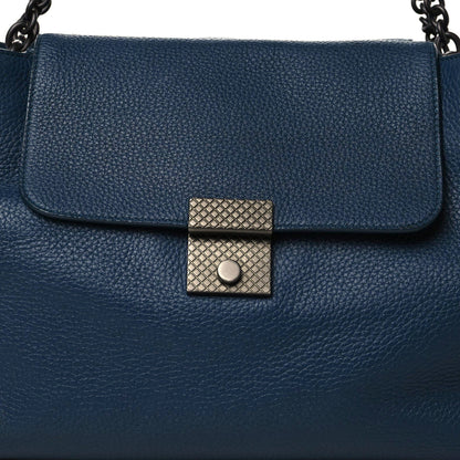 Bottega Veneta Cervo Deerskin Medium Kyoto Shoulder Bag Denim 7 of 10
