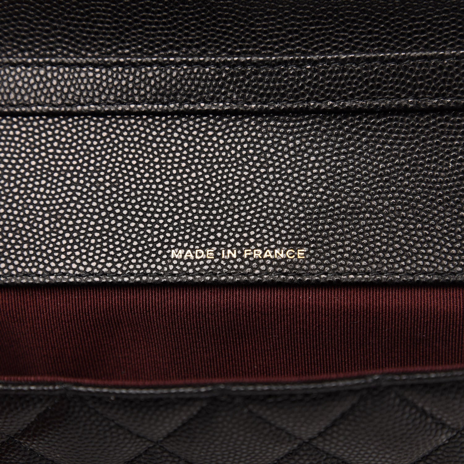 Chanel Caviar Quilted Glasses Case With Chain Black 7 of 12