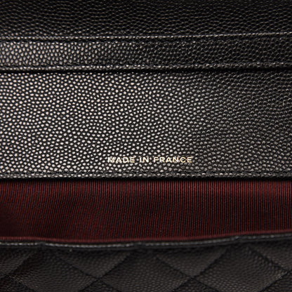 Chanel Caviar Quilted Glasses Case With Chain Black 7 of 12