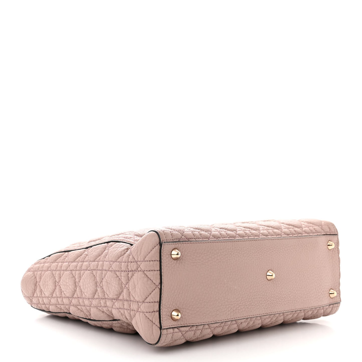 Grained Calfskin Cannage Large Lady Dior Light Pink