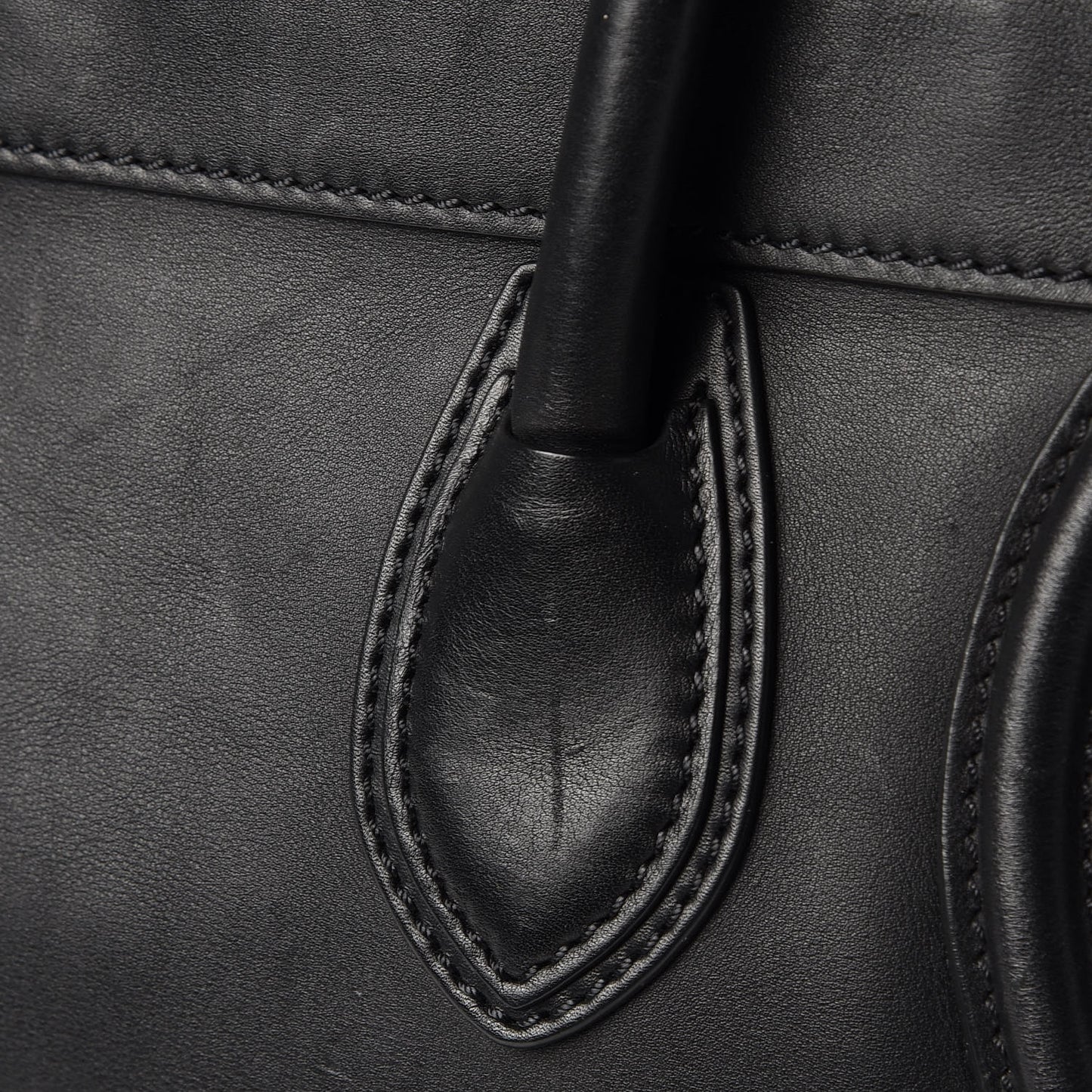 Smooth Calfskin Mini Luggage Black