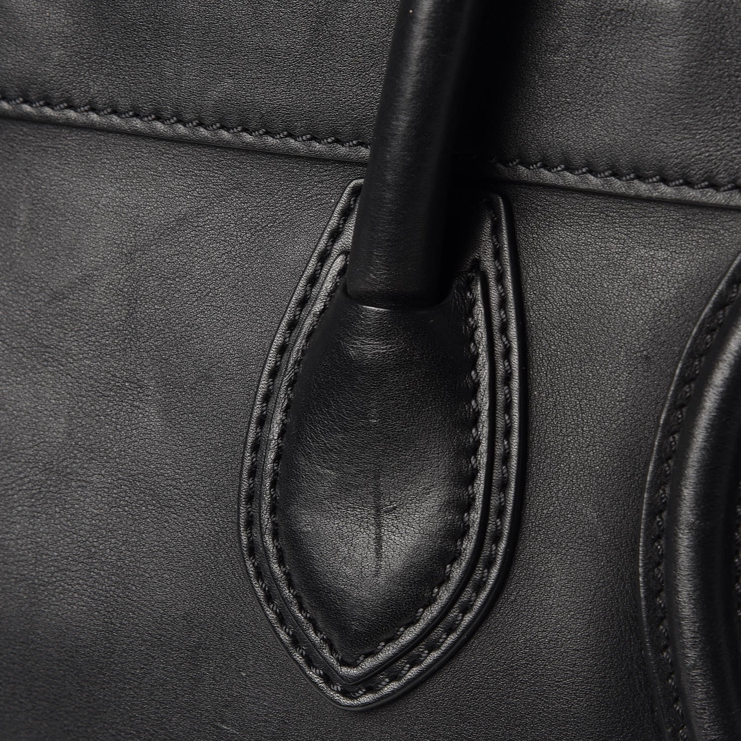 Celine Smooth Calfskin Mini Luggage Black 18 of 20