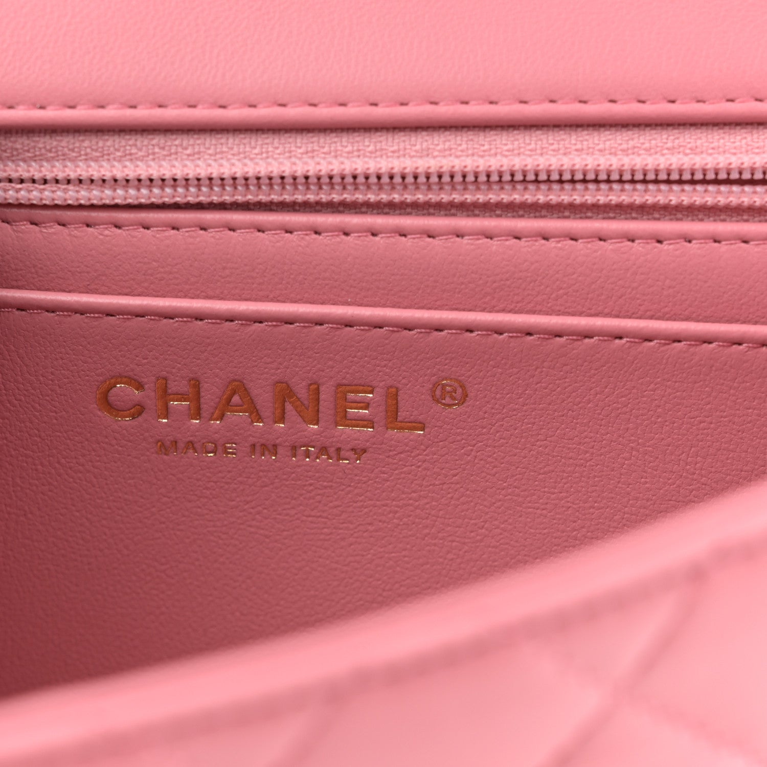 Chanel Lambskin Quilted Mini Top Handle Rectangular Flap Pink 6 of 11