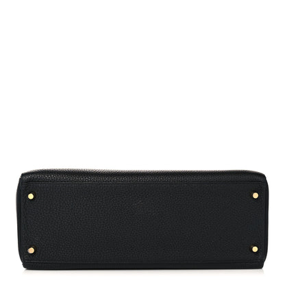 Hermes Togo Kelly Retourne 35 Black 9 of 38
