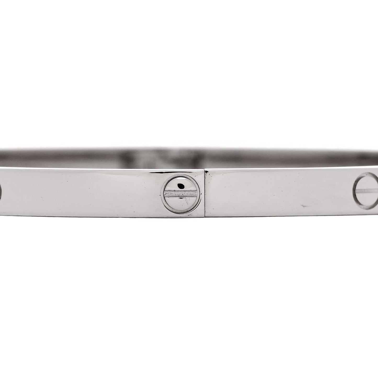 18K White Gold Small LOVE Bracelet 18