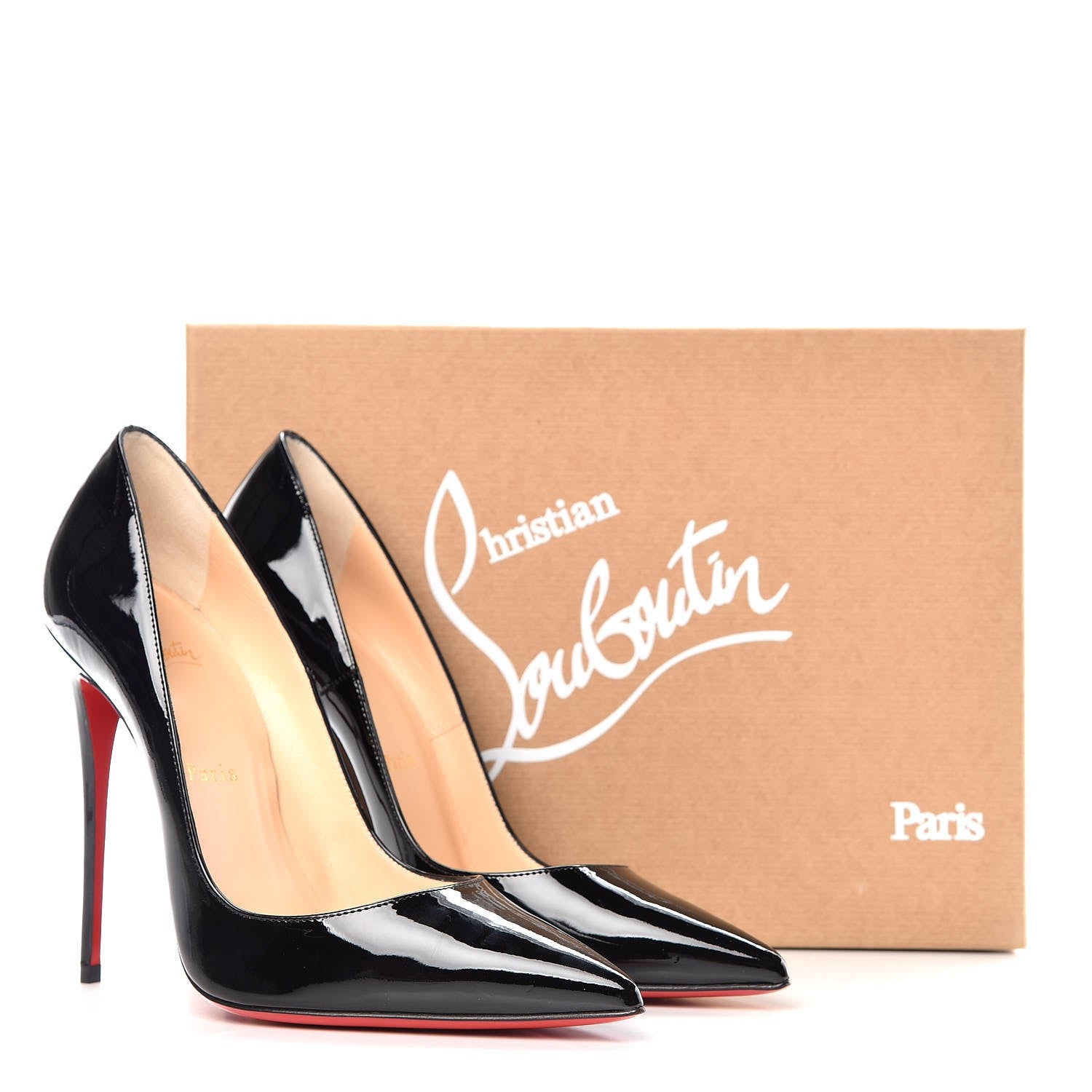 Christian Louboutin Patent So Kate 120 Pumps 38.5 Black 8 of 8