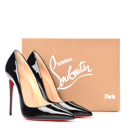 Christian Louboutin Patent So Kate 120 Pumps 38.5 Black 8 of 8