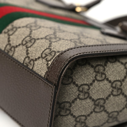 Gucci GG Supreme Monogram Small Ophidia Tote Bag Brown 13 of 14