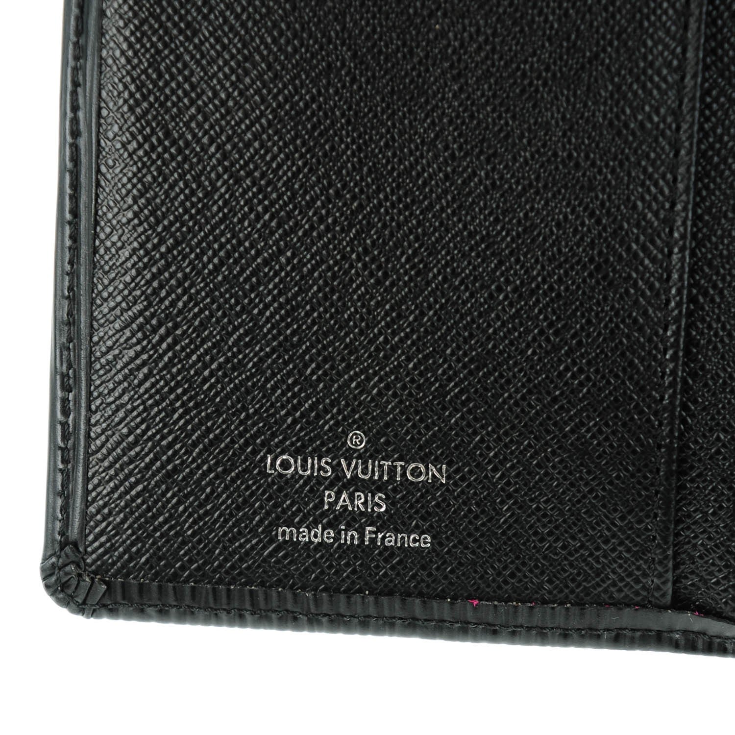 Louis Vuitton Epi French Purse Wallet Black 6 of 7