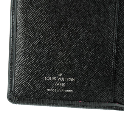 Louis Vuitton Epi French Purse Wallet Black 6 of 7