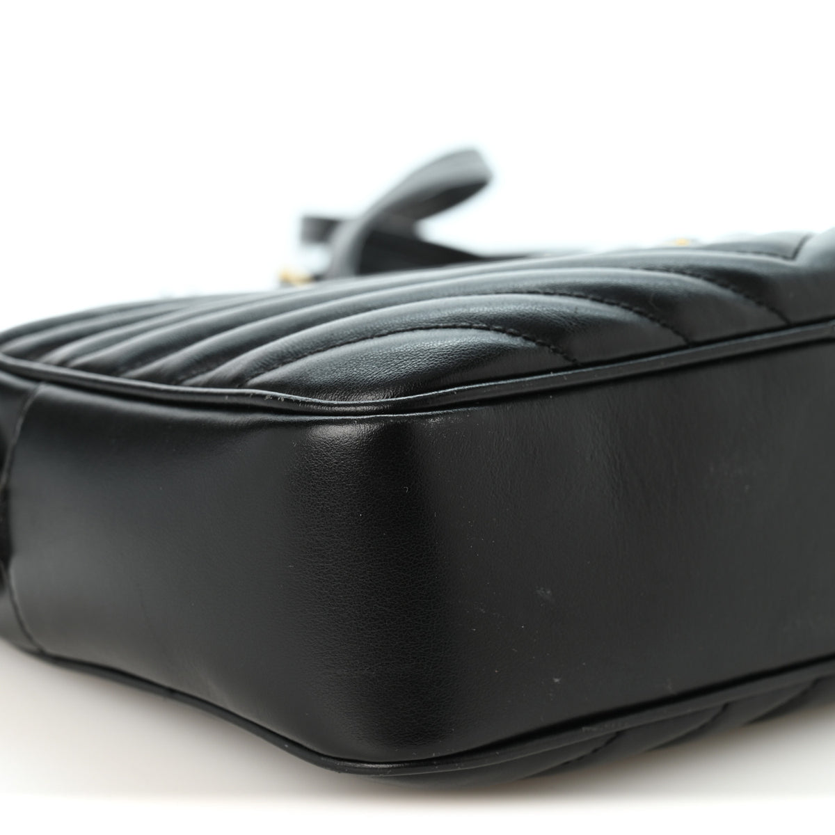 Saint Laurent Calfskin Matelasse Monogram Lou Camera Bag Black 9 of 10