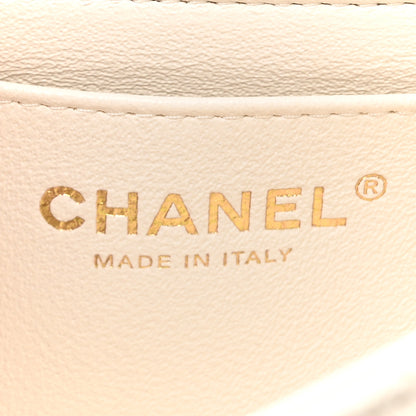 Chanel Caviar Quilted Mini Top Handle Rectangular Flap White 6 of 12