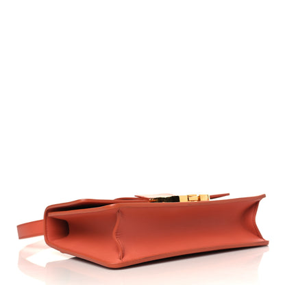 Christian Dior Smooth Calfskin 30 Montaigne Flap Bag Indian Red 3 of 5
