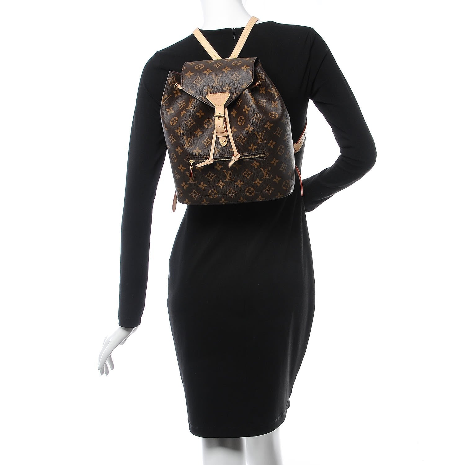 Louis Vuitton Monogram Montsouris NM Backpack 2 of 9