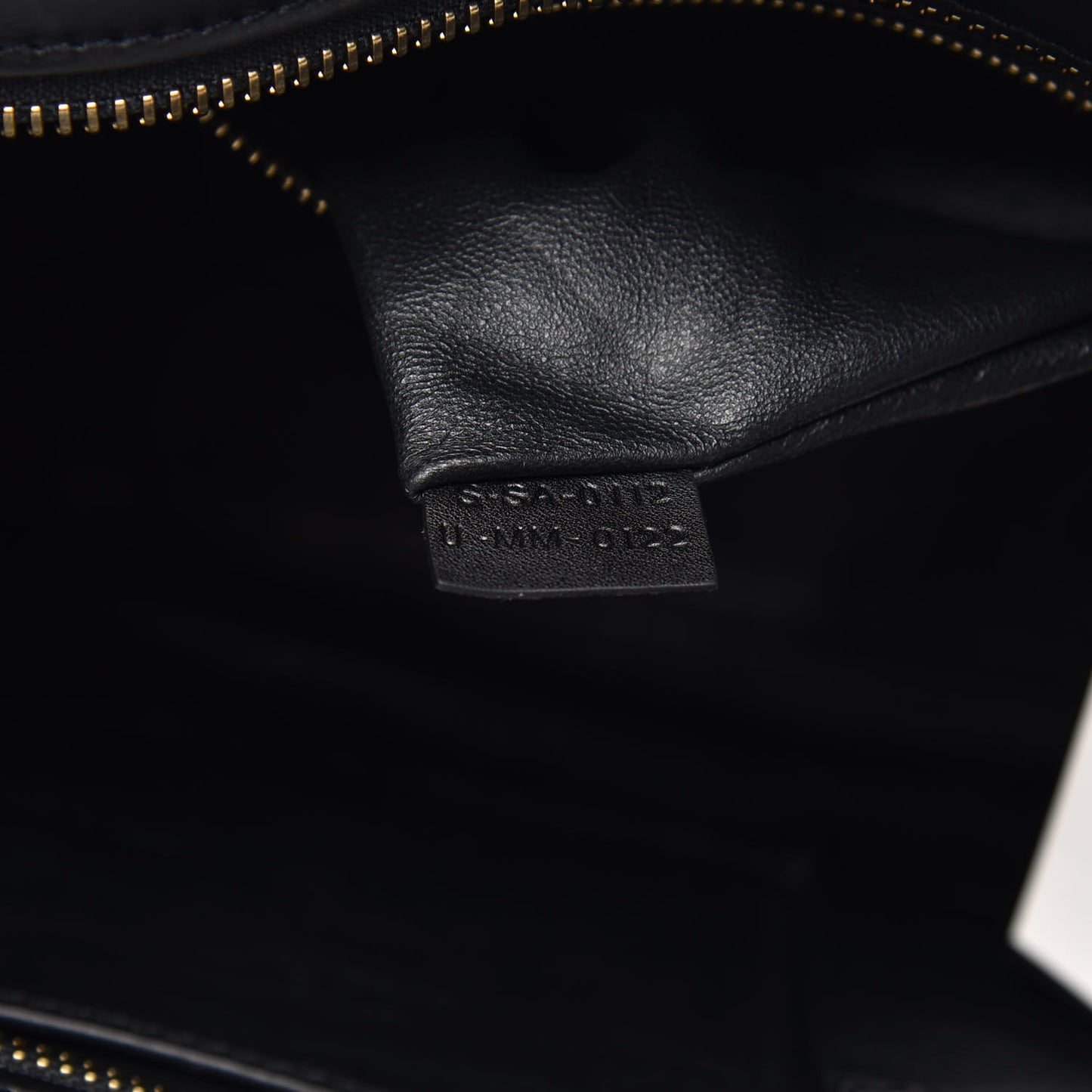 Satin Calfskin Suede Micro Tri-Color Luggage Seashell