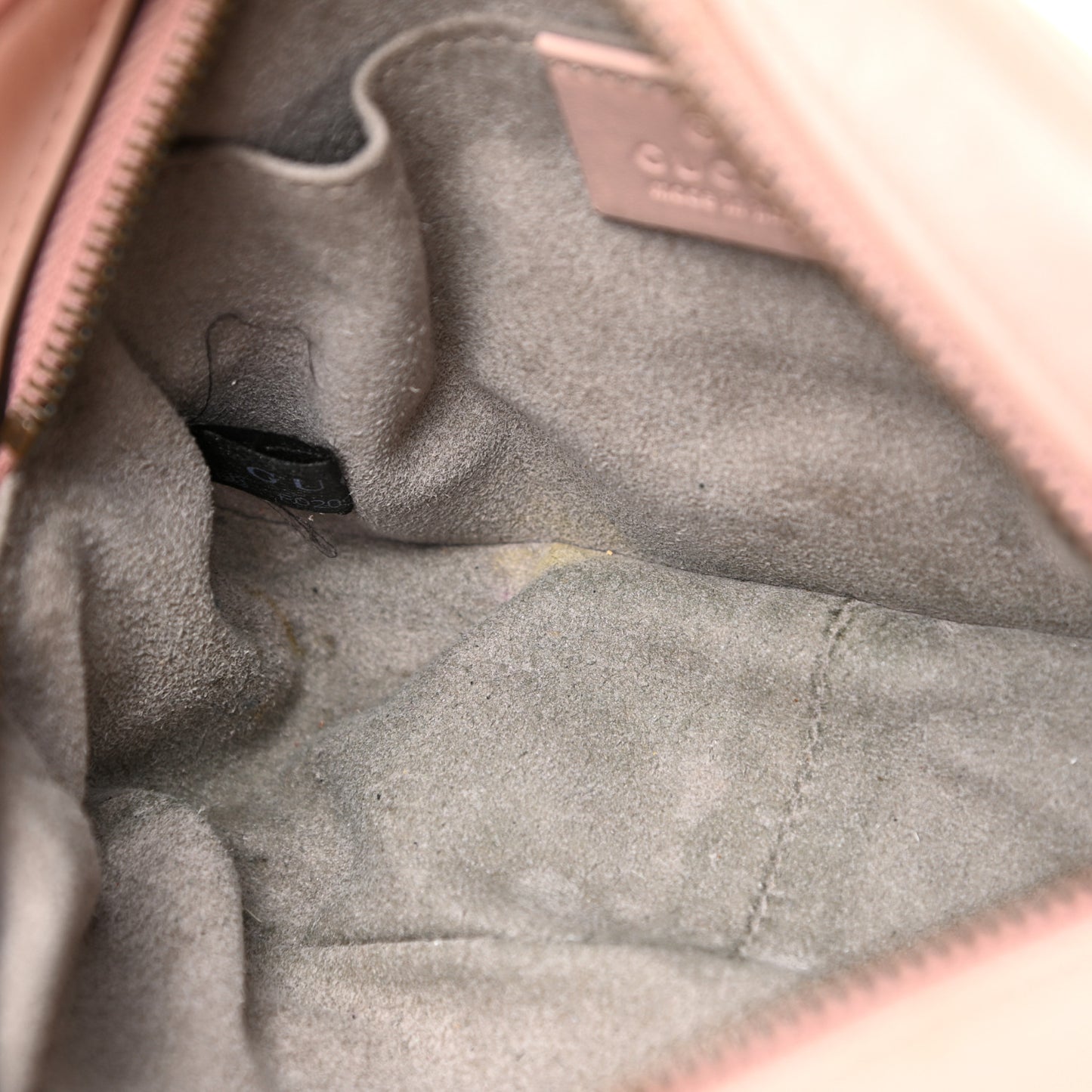 Calfskin Matelasse Mini GG Marmont Chain Shoulder Bag Perfect Pink